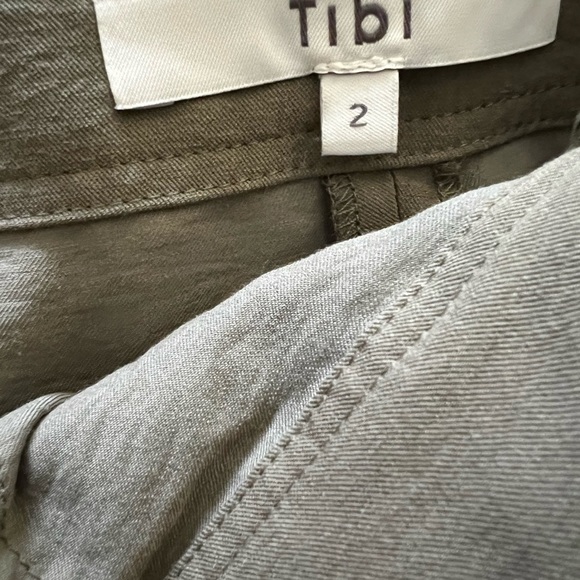 Tibi Washed Viscose Twill Asymmetrical Flap Skirt - Picture 4 of 6